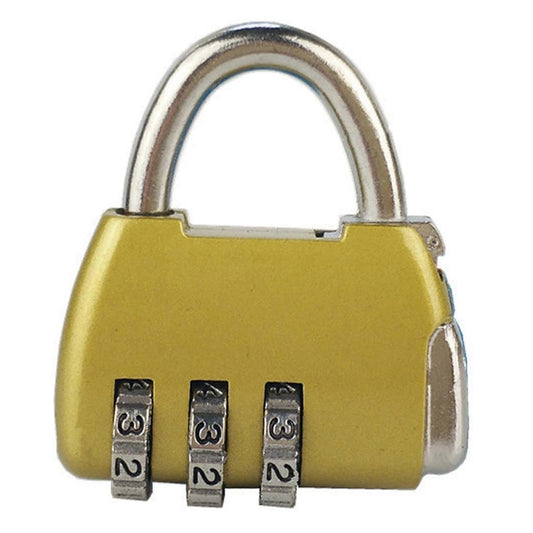 3-Digit Zinc Alloy Combo Lock - Heavy Duty Luggage Padlock V1263-JX-4090