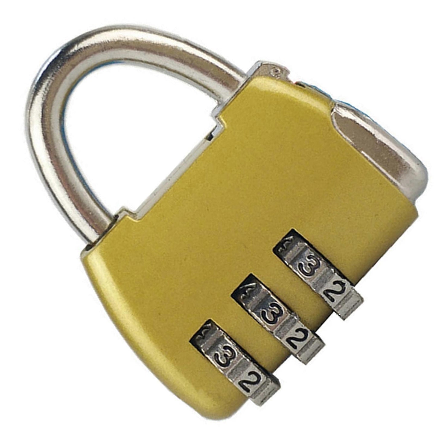 3-Digit Zinc Alloy Combo Lock - Heavy Duty Luggage Padlock V1263-JX-4090