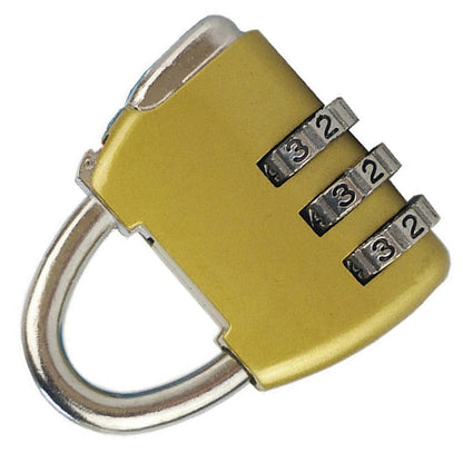 3-Digit Zinc Alloy Combo Lock - Heavy Duty Luggage Padlock V1263-JX-4090