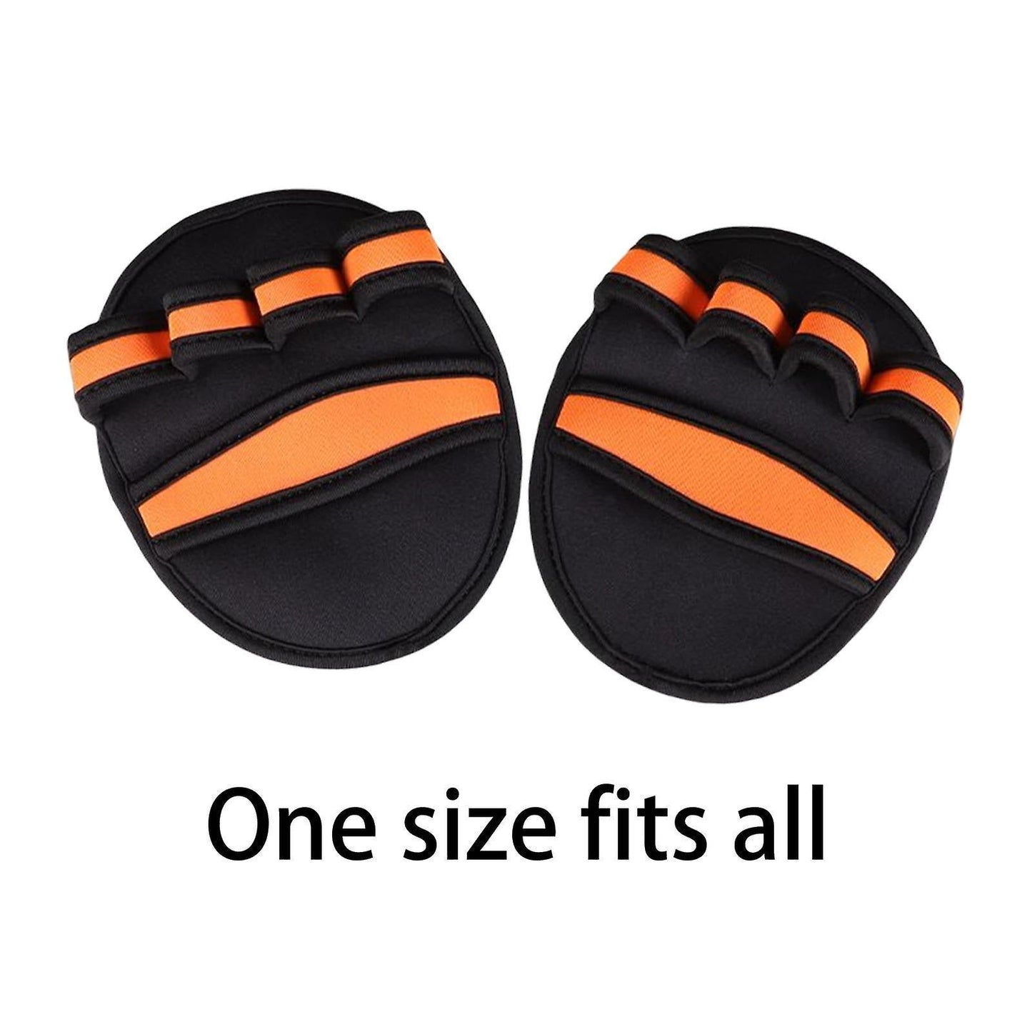 Half Finger Gym Grip Pads for Weightlifting, Outdoor Workout Hand Protectors V1263-JX-4094