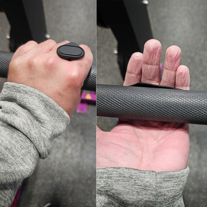 2pcs Flexible Gym Tape Grips with Storage Box for Weightlifting, Grey V1263-JX-4096
