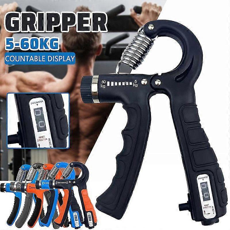 Spring Counting Hand Grip Strengthener, Heavy-Duty Gym Trainer V1263-JX-4098