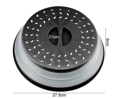 Microwave Cover TPR Microwave Splatter Guard-Black V1263-JX-410