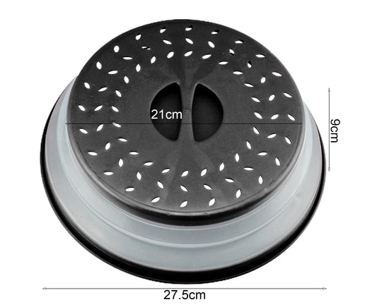 Microwave Cover TPR Microwave Splatter Guard-Black V1263-JX-410