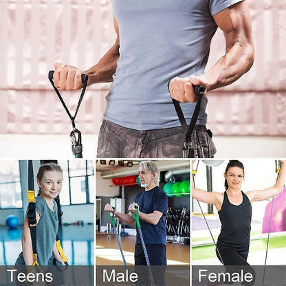 4pc Resistance Band Grip Pull Up Replacement, Grip Strength Training Accessories Gym Yoga V1263-JX-4109