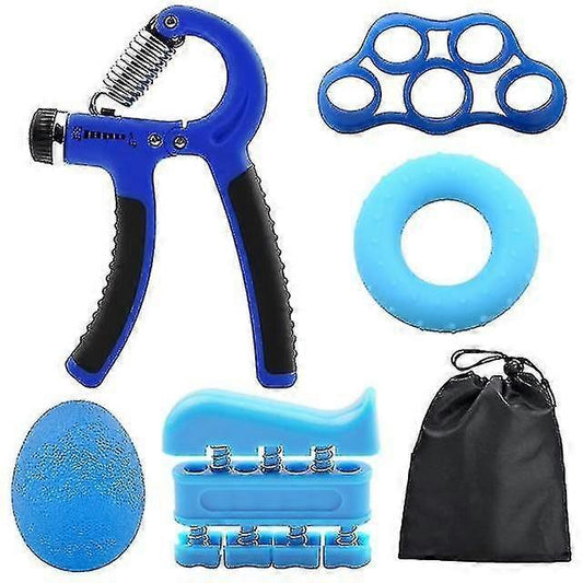 6pc Adjustable Hand Grip Set Kit for Gym Fitness & Strength Training V1263-JX-4115