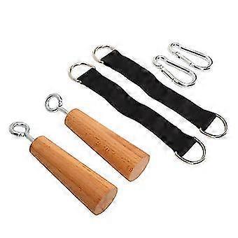 Wooden Finger Strength Trainer for Pull Up & Grip Strength, Core Fitness Tool V1263-JX-4124