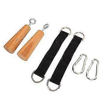 Wooden Finger Strength Trainer for Pull Up & Grip Strength, Core Fitness Tool V1263-JX-4124