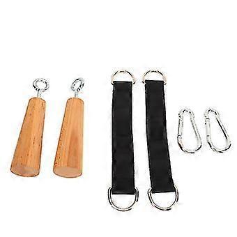 Wooden Finger Strength Trainer for Pull Up & Grip Strength, Core Fitness Tool V1263-JX-4124
