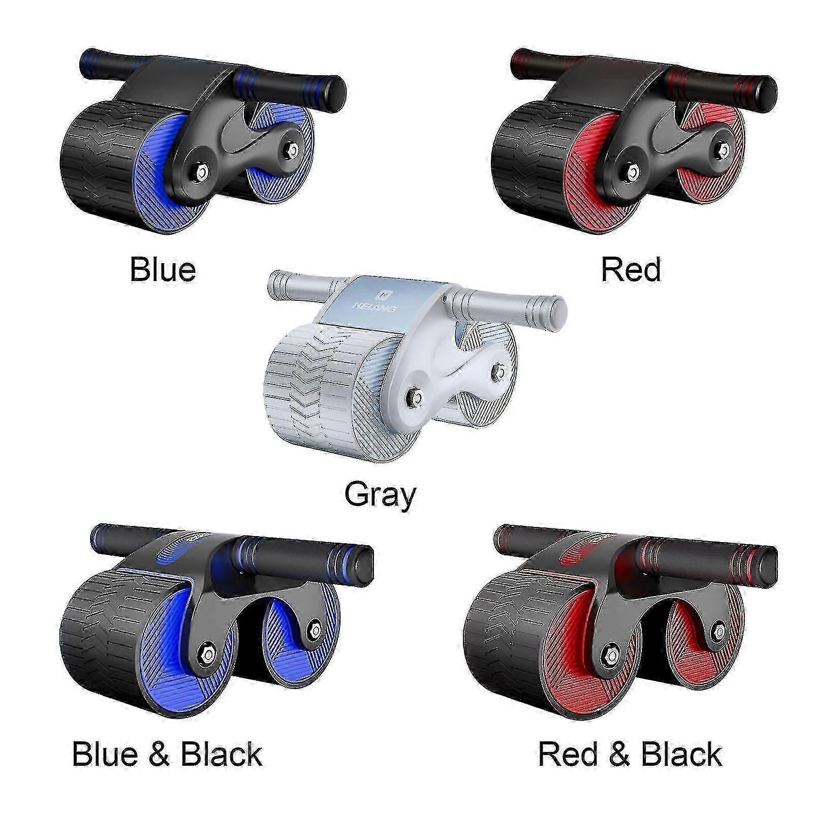 Ab Roller Wheel with Anti-Slip Grip & Auto Rebound, Home Gym Equipment V1263-JX-4126