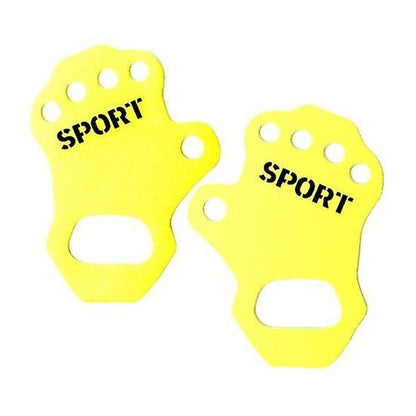 1 Pair Ultralight Workout Hand Grips, Sweat-Absorbing Palm Protection Gloves V1263-JX-4128