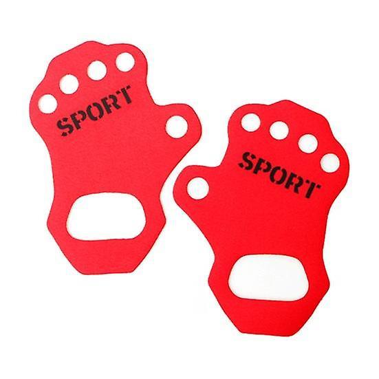 1 Pair Ultralight Workout Hand Grips, Sweat-Absorbing Palm Protection Gloves V1263-JX-4128