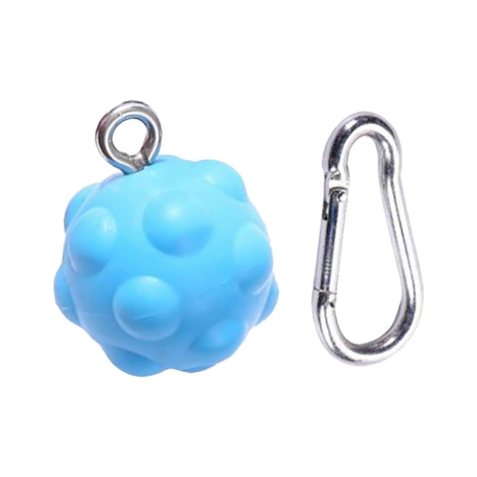 Solid Pull-Up Balls Hand Grip Strengthener with Hook, Non-Slip Forearm Trainer V1263-JX-4131