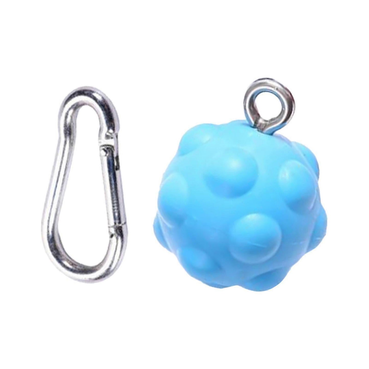 Solid Pull-Up Balls Hand Grip Strengthener with Hook, Non-Slip Forearm Trainer V1263-JX-4131