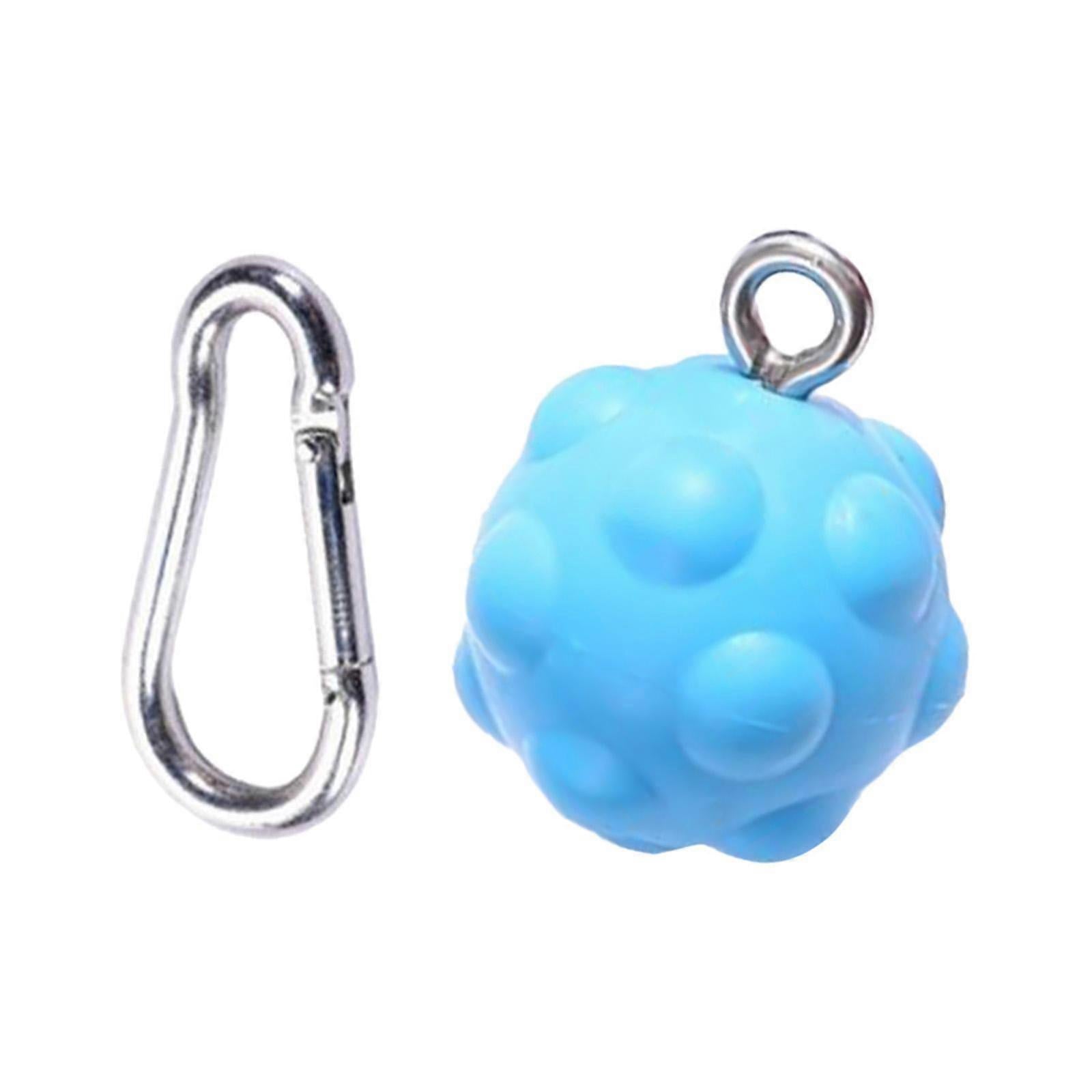 Solid Pull-Up Balls Hand Grip Strengthener with Hook, Non-Slip Forearm Trainer V1263-JX-4131