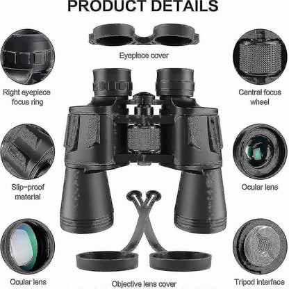20x50 Binoculars High Power Long Range Compact Binocular for Adults V1263-JX-4134