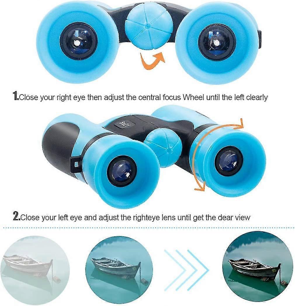 Pink Binoculars for Babies Gift Set Compact Lightweight Outdoor Use V1263-JX-4141
