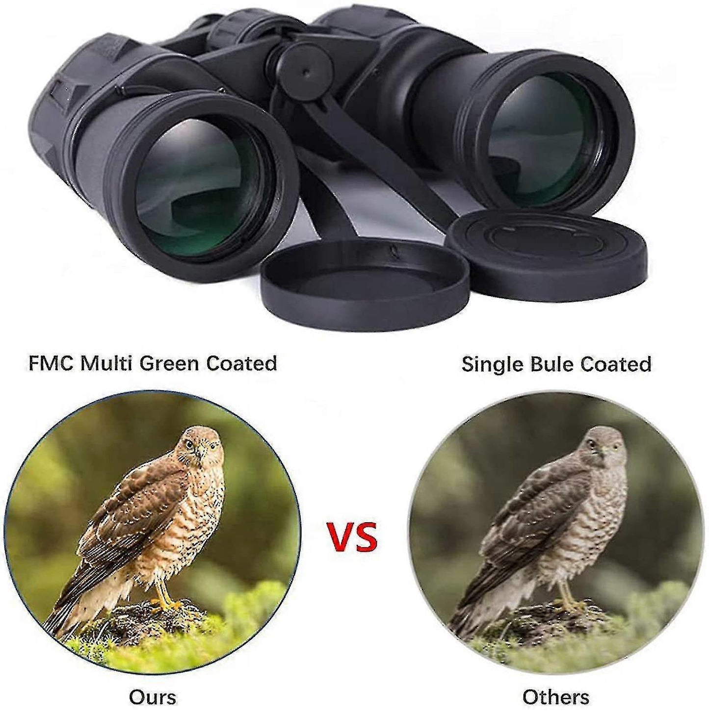 20x50 Hunting Binoculars with Night Vision Bird Watching Compact Binoculars V1263-JX-4144