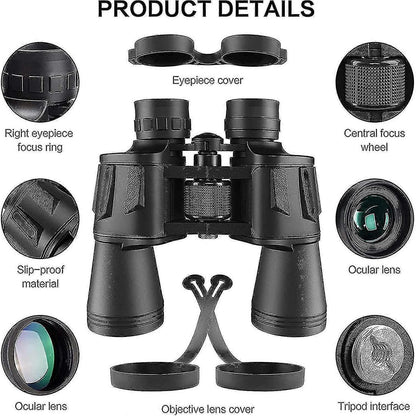 20x50 Hunting Binoculars with Night Vision Bird Watching Compact Binoculars V1263-JX-4144