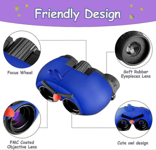 8x22 Binoculars for Bird Watching Compact High Magnification Viewing V1263-JX-4145