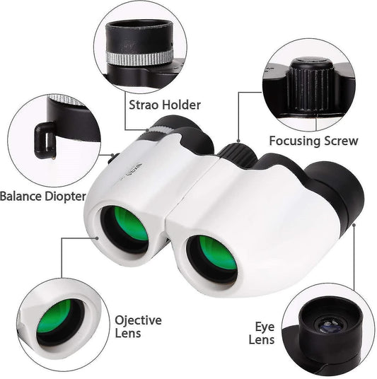 8x21 Binoculars for Babies Mini Compact Christmas Gift Outdoor Binoculars V1263-JX-4148