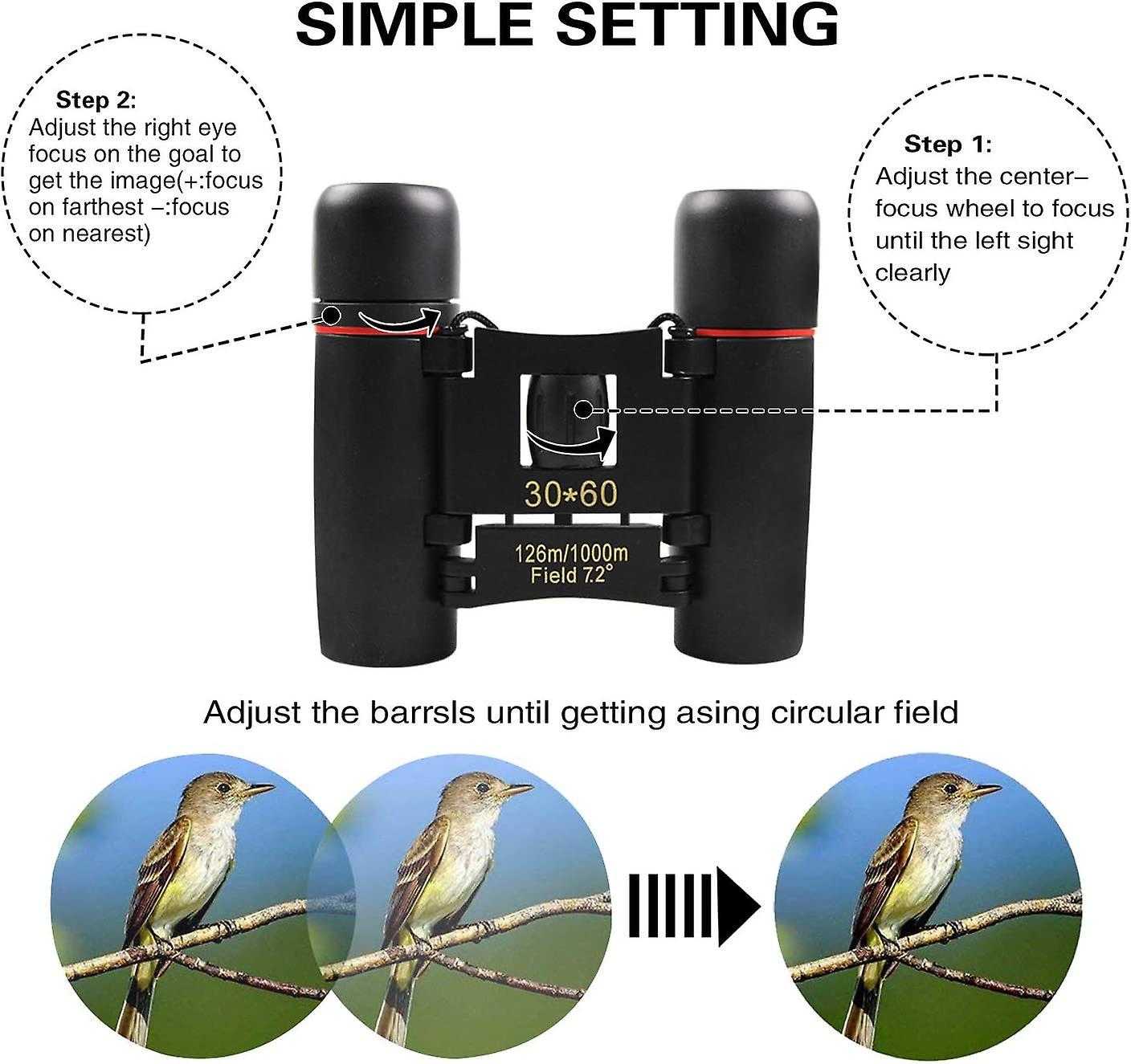 Compact Foldable Telescope for Babies Lightweight Binoculars for Travel V1263-JX-4150