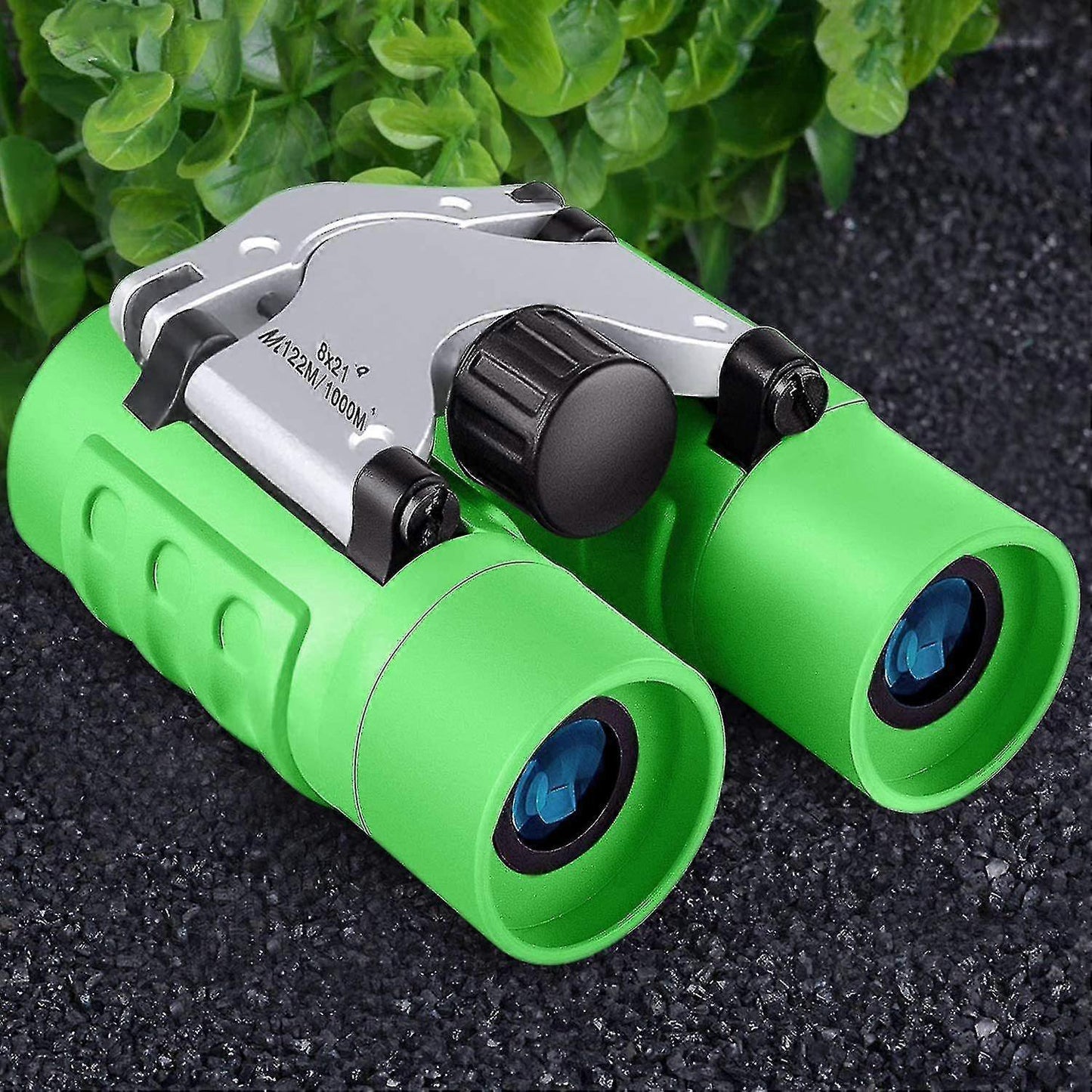 8x24 Waterproof Binoculars for Babies High Magnification Compact Green V1263-JX-4159