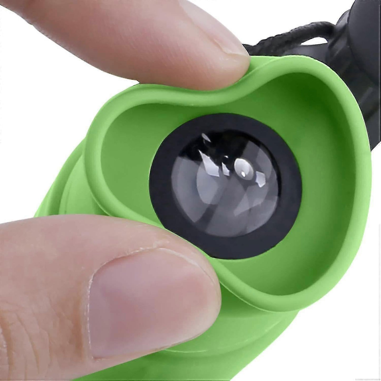 8x24 Waterproof Binoculars for Babies High Magnification Compact Green V1263-JX-4159