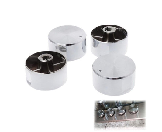 4Pcs Rotary Switches Round Knob Gas Stove Burner Oven Kitchen Parts Handles V1263-JX-417