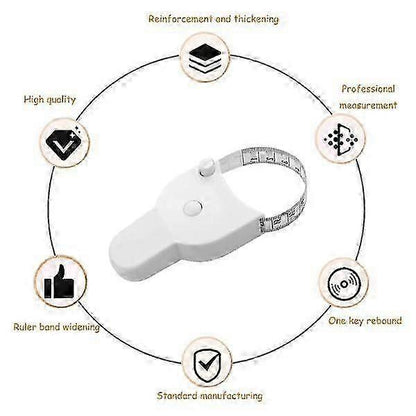 150cm/60inch Soft Body Measuring Tape Flexible Tailor Tape V1263-JX-4171