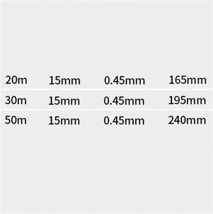 20M Household Measuring Tape Flexible Tape Measure Tool for Home Use V1263-JX-4172