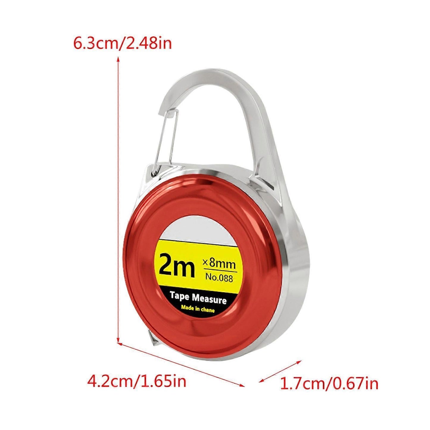 79Inch Soft Tape Measure for Sewing Body Measuring Retractable Cloth Tape V1263-JX-4173