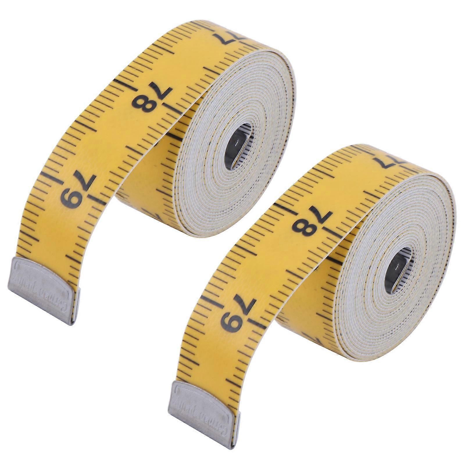 2 Pack Sewing Tape Measures 60inch Double Scale Soft Cloth Measuring Tape V1263-JX-4178
