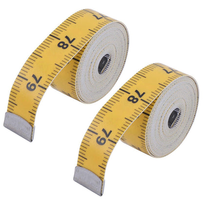 2 Pack Sewing Tape Measures 60inch Double Scale Soft Cloth Measuring Tape V1263-JX-4178