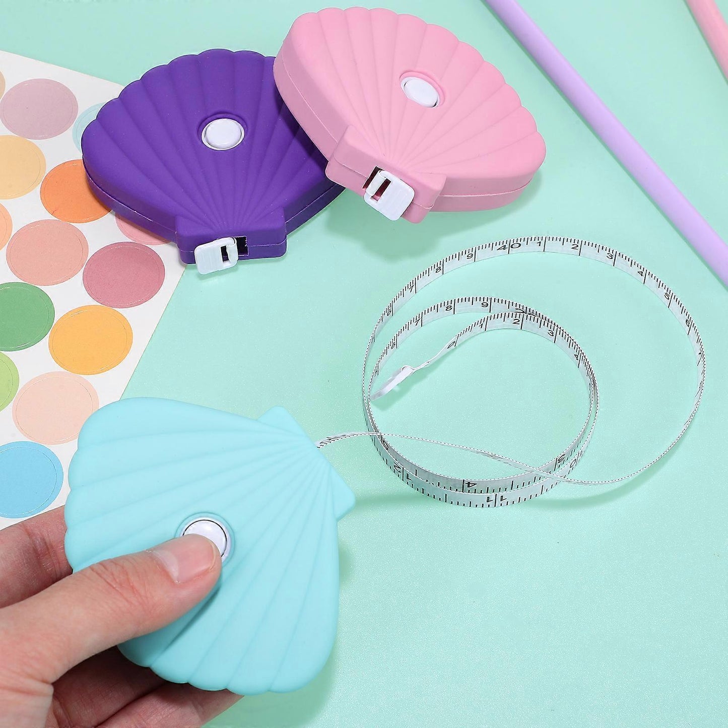 3pcs Measuring Tape Set Flexible Body Tape Measure for Clothes and Body Use V1263-JX-4180