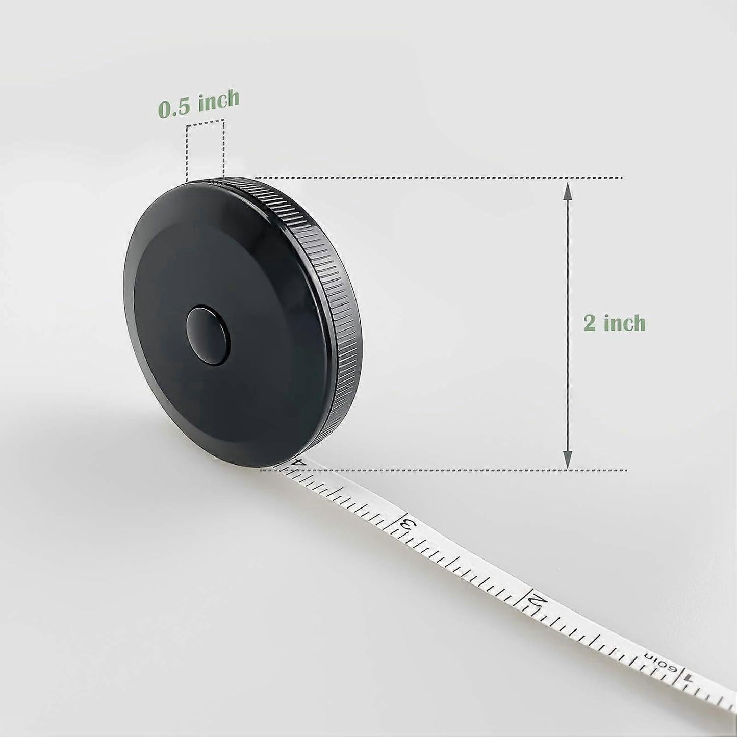 2pcs Fabric Tape Measure Retractable Body Measuring Tape Soft Sewing Tool V1263-JX-4181