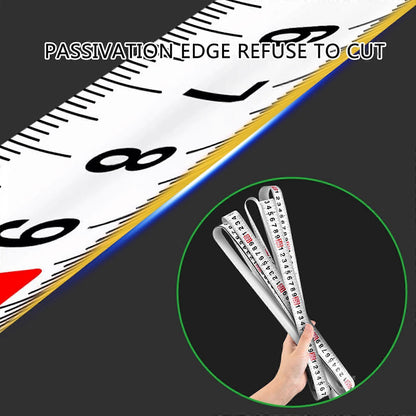 Waterproof Steel Tape Measure 9.8Ft / 16.4Ft Retractable Easy Read Ruler V1263-JX-4183