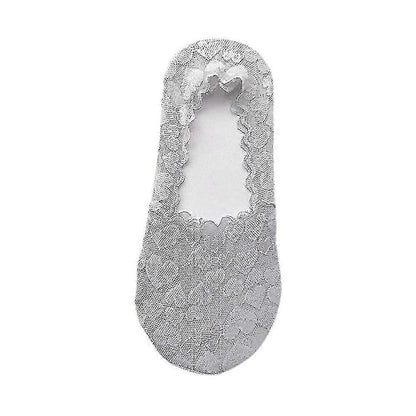 Lace Ballet Socks Transparent Low Non-Slip Breathable Socks for Women V1263-JX-4190