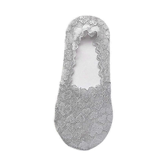 Lace Ballet Socks Transparent Low Non-Slip Breathable Socks for Women V1263-JX-4190