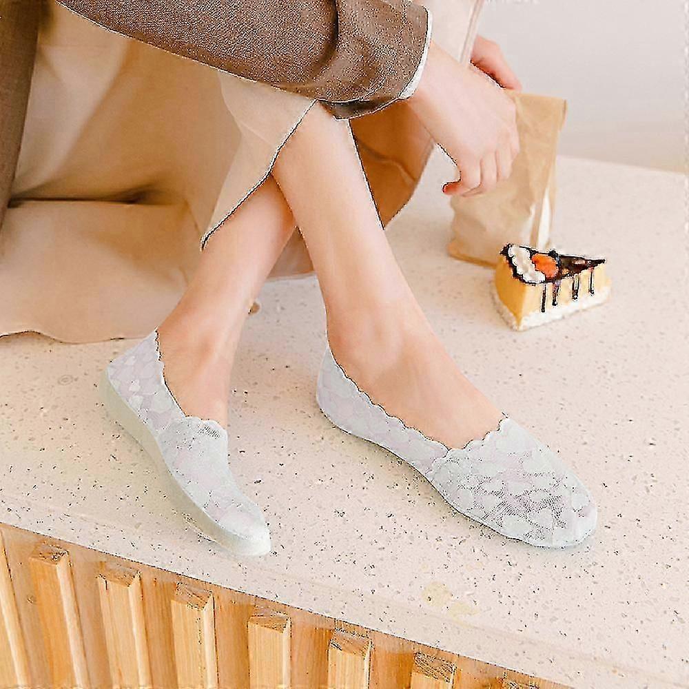 Lace Ballet Socks Transparent Low Non-Slip Breathable Socks for Women V1263-JX-4190