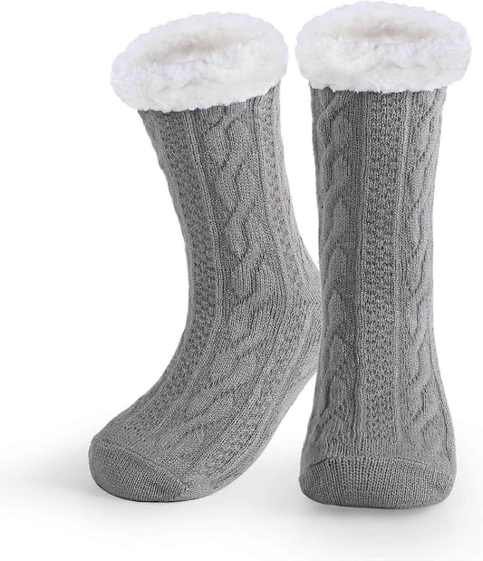 Men's Wool Slipper Socks Stopper Thermal Winter Warm Thick Socks V1263-JX-4198