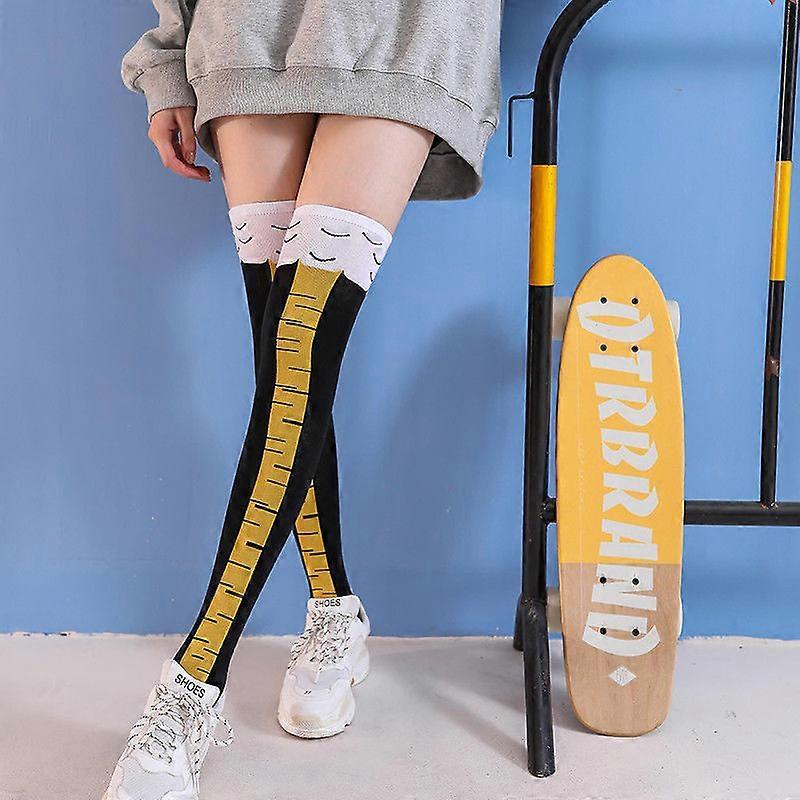 Thermal Knee-High Long Socks Thick Warm Over-the-Calf Winter Socks V1263-JX-4200