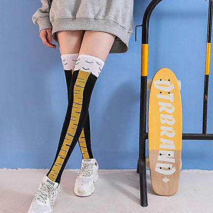 Thermal Knee-High Long Socks Thick Warm Over-the-Calf Winter Socks V1263-JX-4200