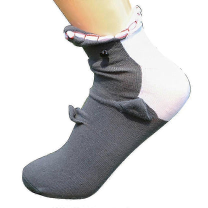 Funny Shark Socks Cotton Novelty Floor Socks for Indoor or Gift Use V1263-JX-4201