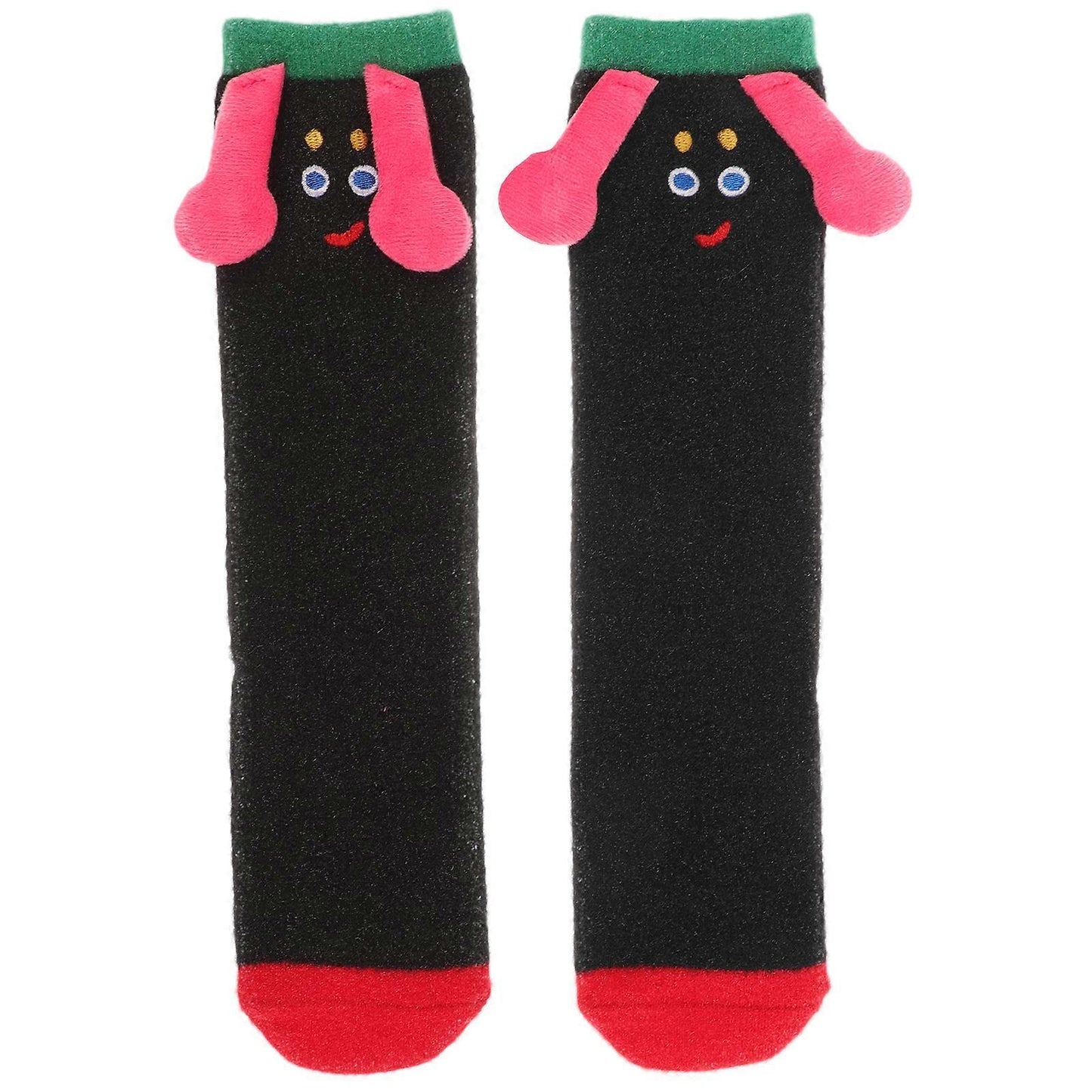 1 Pair Women's Fuzzy Winter Socks Fluffy Cute Sleeping Warm Bed Socks V1263-JX-4206