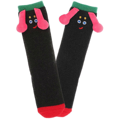 1 Pair Women's Fuzzy Winter Socks Fluffy Cute Sleeping Warm Bed Socks V1263-JX-4206