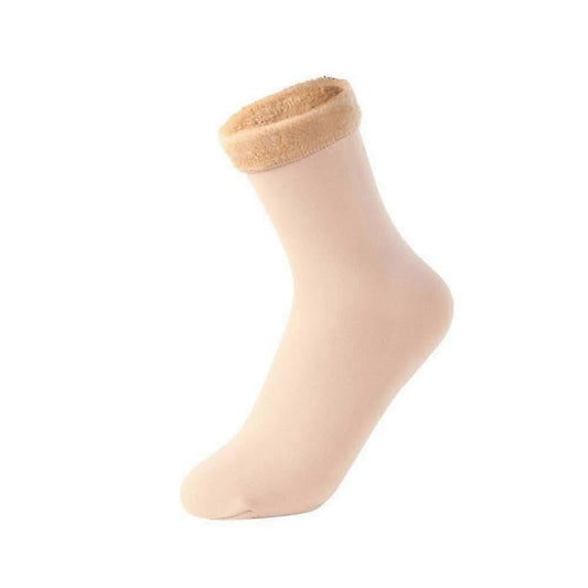Women's Thermal Winter Socks Thick Fleece Snow Boot Warm Socks V1263-JX-4211