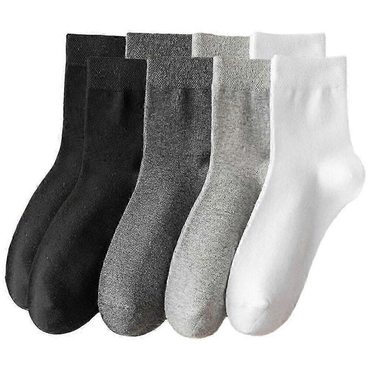 4 Pairs Mens Ankle Dress Socks Casual Sport Socks for Adult Daily Wear V1263-JX-4218