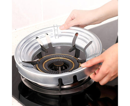 Windproof Energy Saving 8-Hole Gather Fire Ring Gas Stove Cover Cooker Holder V1263-JX-422
