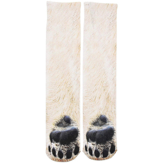 1 Pair Animal Paw Novelty Socks Cute Warm Casual Socks for Men and Women V1263-JX-4224